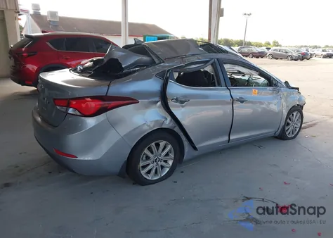 2015 Hyundai Elantra Se from USA, damaged, VIN 5NPDH4AE5FH610645